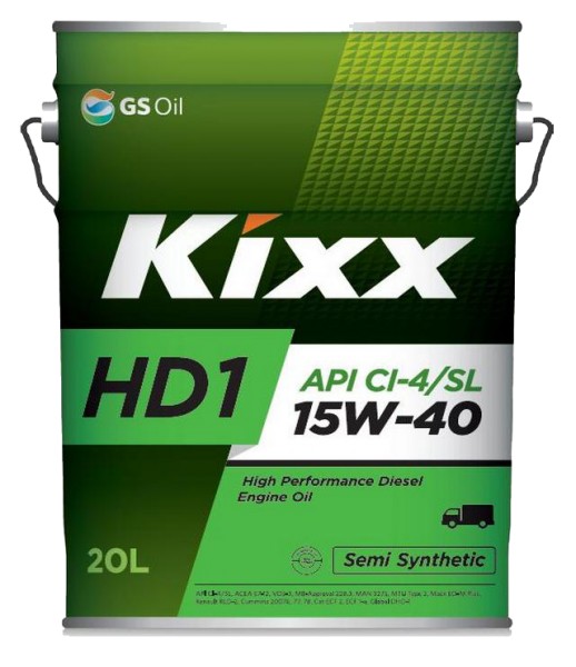Kixx HD1 15W-40 CI-4/SL полусинтетическое (ранее - Kixx D1)